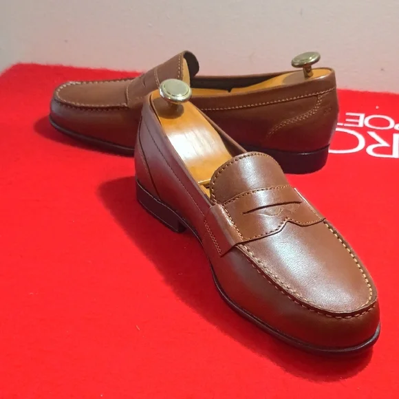 Rockport Chestnut Leather Slip-On Loafers - Picture 3 of 8